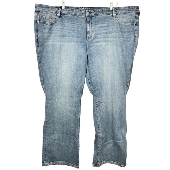 NWT Torrid Perfect Slim Boot Classic Denim Mid-Rise Jean 30XT - Picture 3 of 16